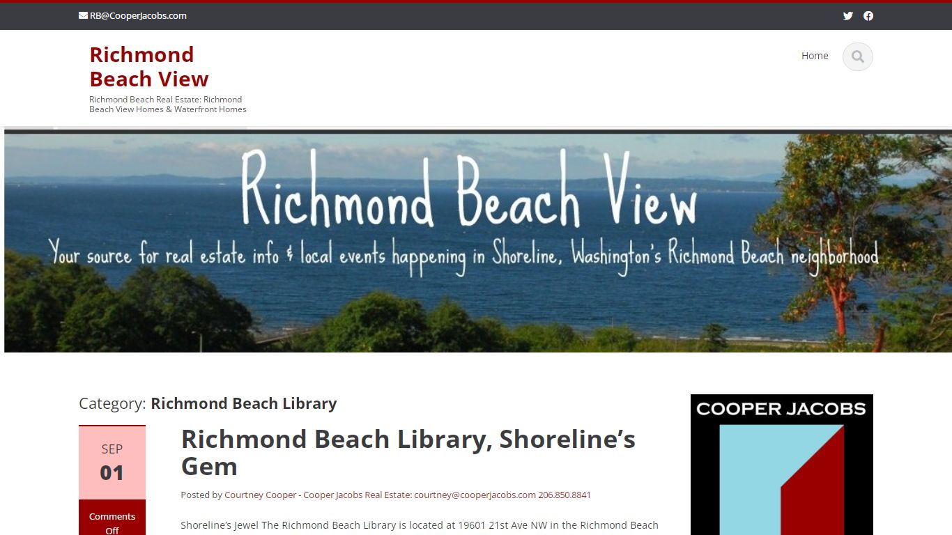 Richmond Beach Library – Richmond Beach View